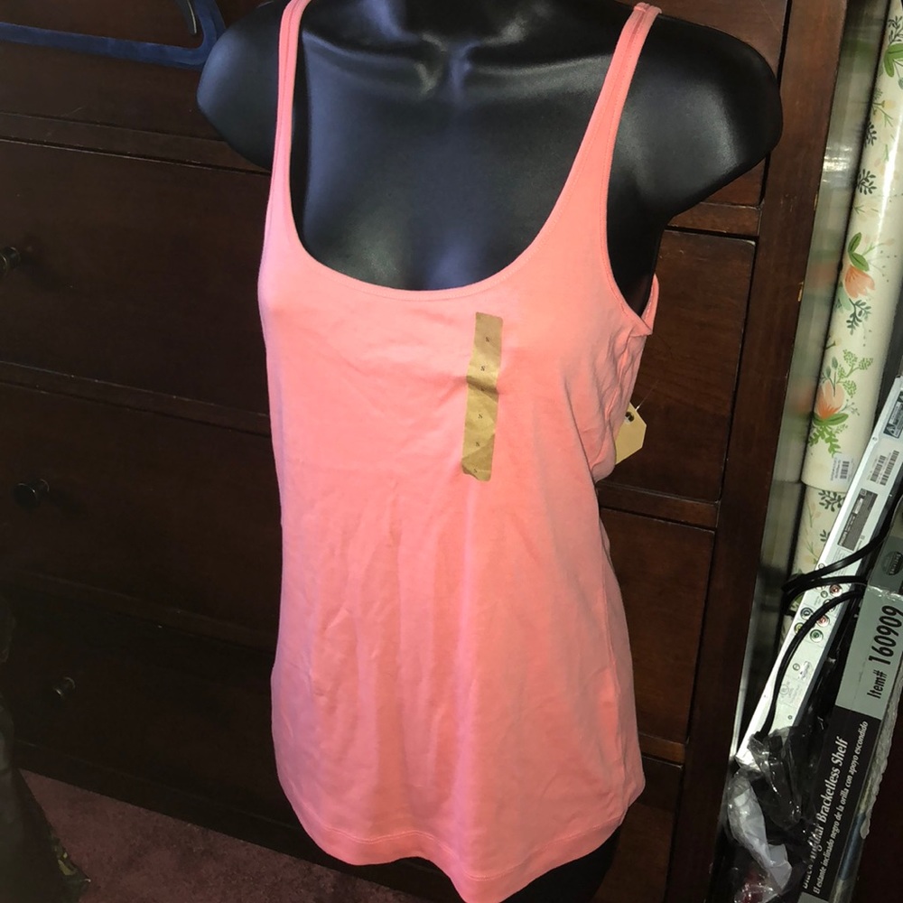 Lands’ End - S - Canvas Tank Top - Coral Blush